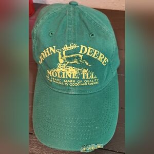 John Deere Green Hat with Yellow Logo